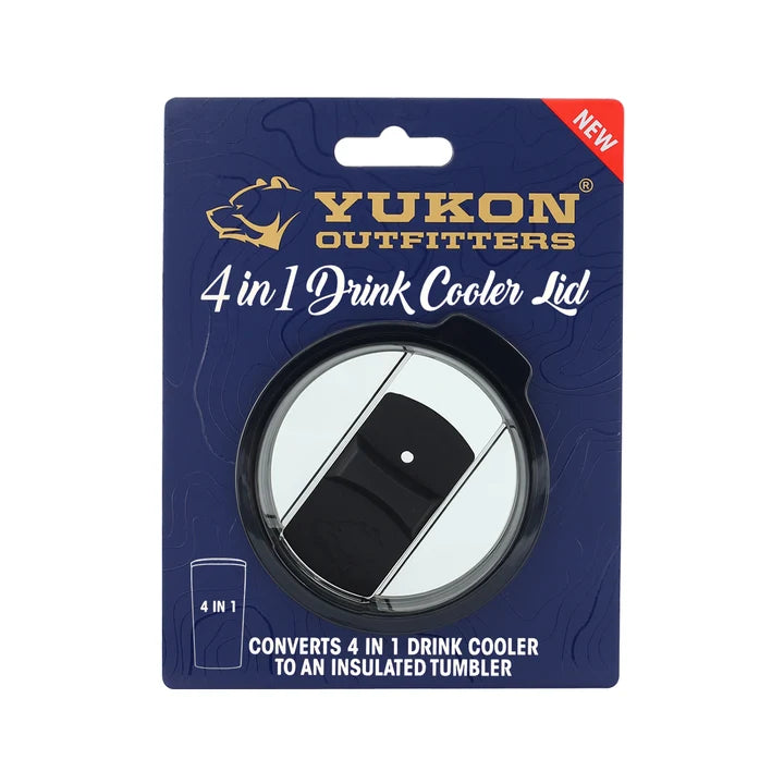 Yukon Outfitters 4 IN 1 Drink Cooler Slider Lid - Smoke