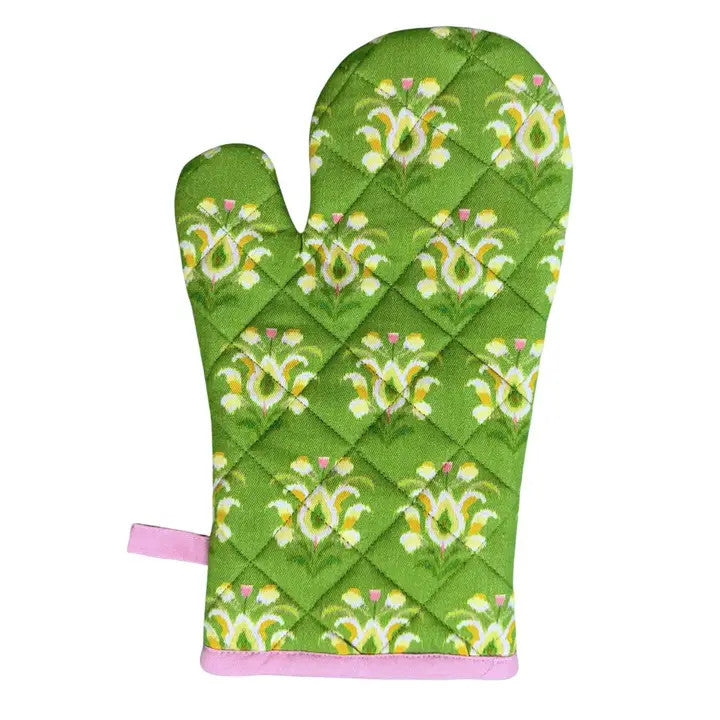 Laura Park Rosemary Meadow Oven Mitt and Pot Holder Set
