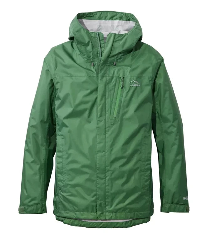 L.L. Bean Men's Trail Model Rain Jacket - Evergreen
