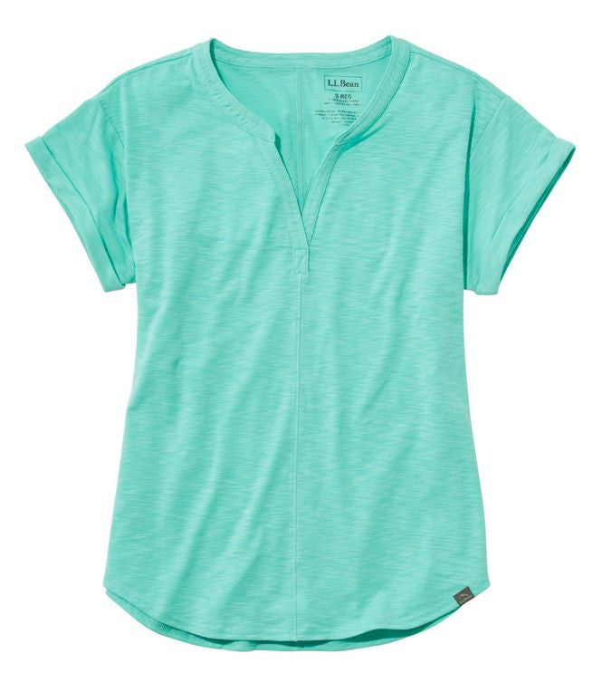 L.L. Bean Women's Streamside Tee - Fair Aqua