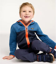L.L. Bean Little Kids Airlight Full-Zip Colorblock Hoodie