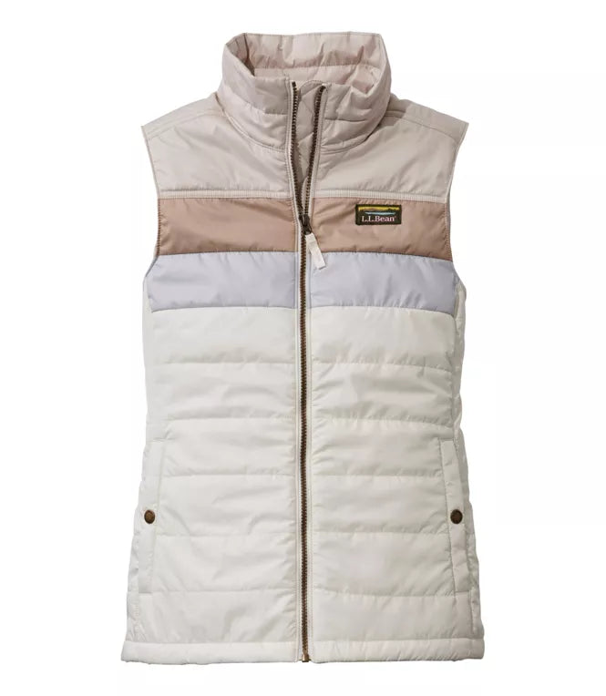 L.L. Bean Women's Mountain Classic Puffer Vest - Colorblock