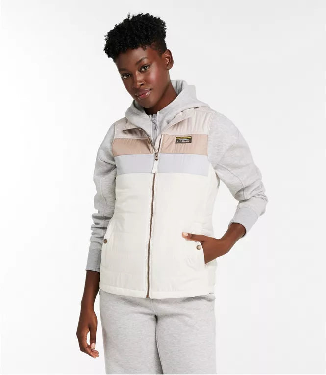 L.L. Bean Women's Mountain Classic Puffer Vest - Colorblock