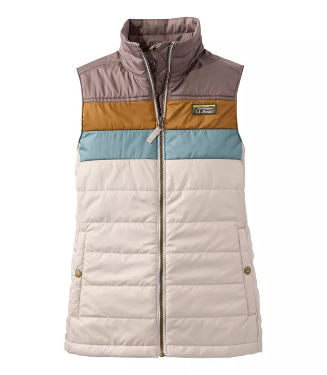 L.L. Bean Women's Mountain Classic Puffer Vest - Colorblock