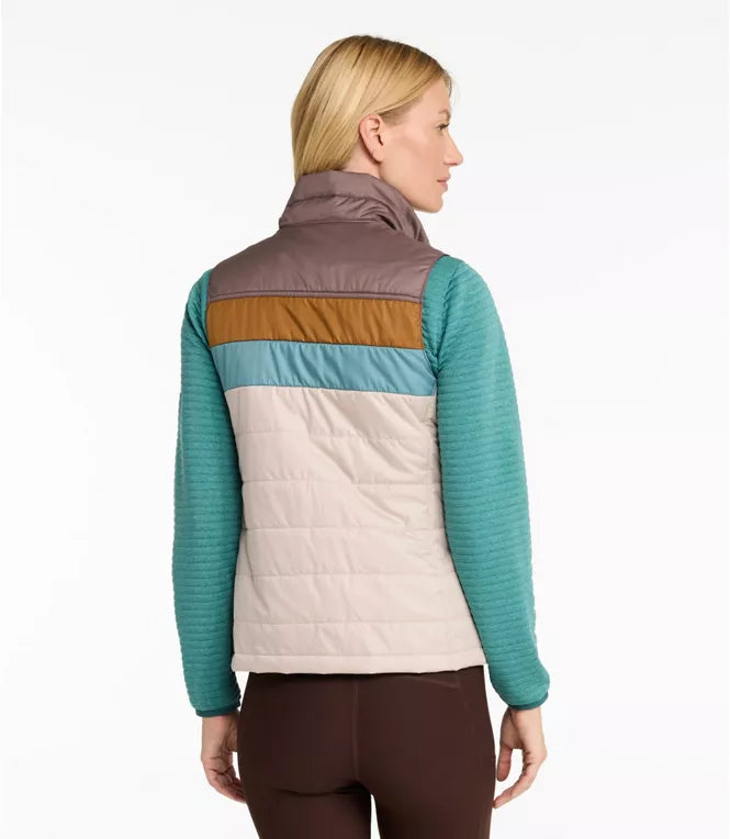L.L. Bean Women's Mountain Classic Puffer Vest - Colorblock