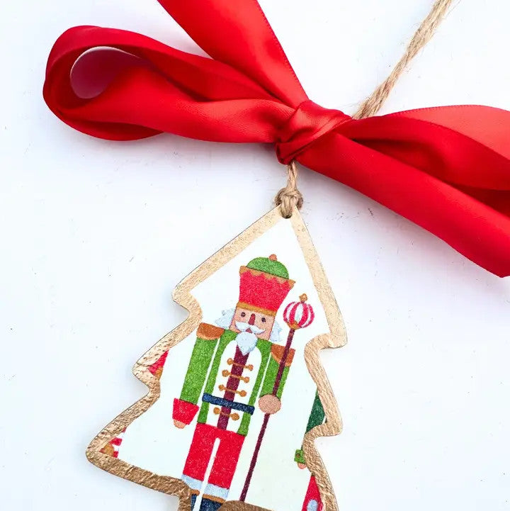 SoCharm Green and Red Nutcracker Tree Ornament