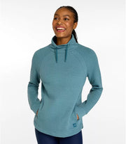 L.L. Bean Women's Ridgeknit Crossneck Pullover
