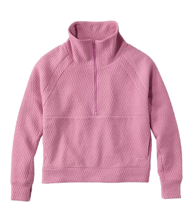 L.L. Bean Women's Ridgeknit Half-Zip Pullover