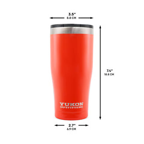 Yukon Outfitters 20oz Tumbler - Blaze Orange