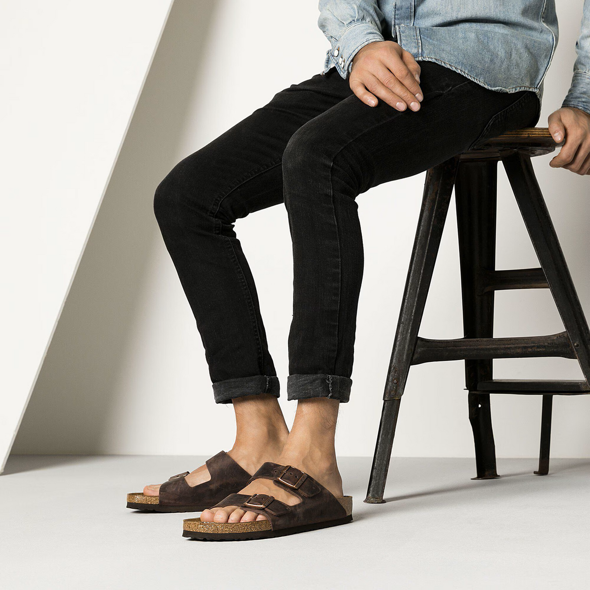 Birkenstock Arizona Oiled Leather Habana Sandals