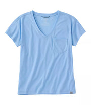 L.L. Bean Women's Short Sleeve Mountainside V-Neck Pocket Tee