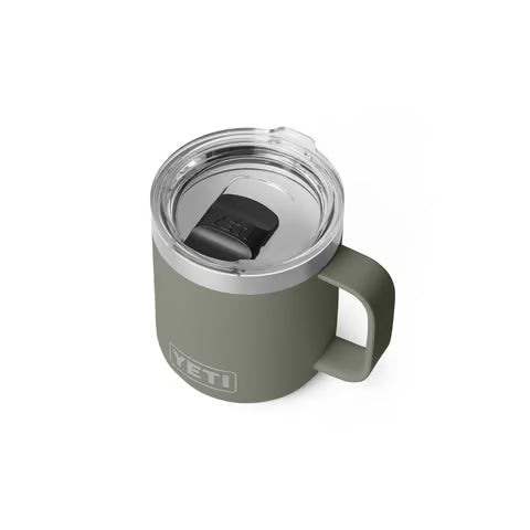 Yeti Rambler 10oz Ceramic Lined Stackable Mig with MagSlider Lid - Pampa Green