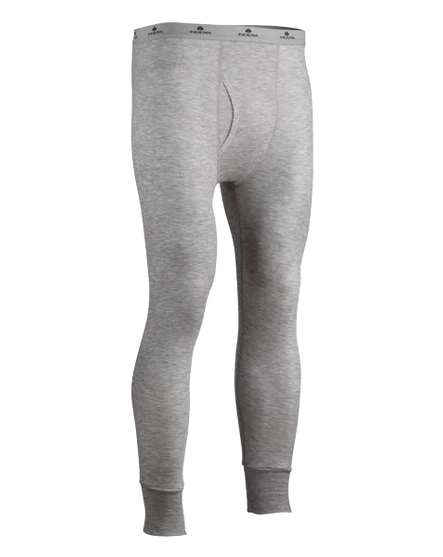 Indera Men's 2 Layer Merino Performance Pant Grey