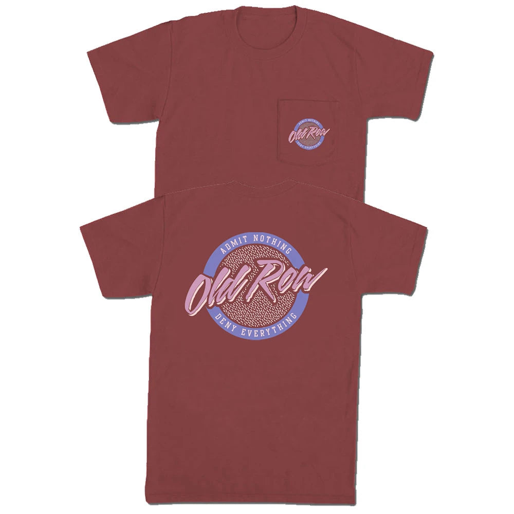 Old Row Men's Circle Logo T-Shirt - Brick