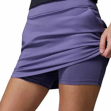 Columbia Women's All Seasons Ruched Skort - Stormwatch