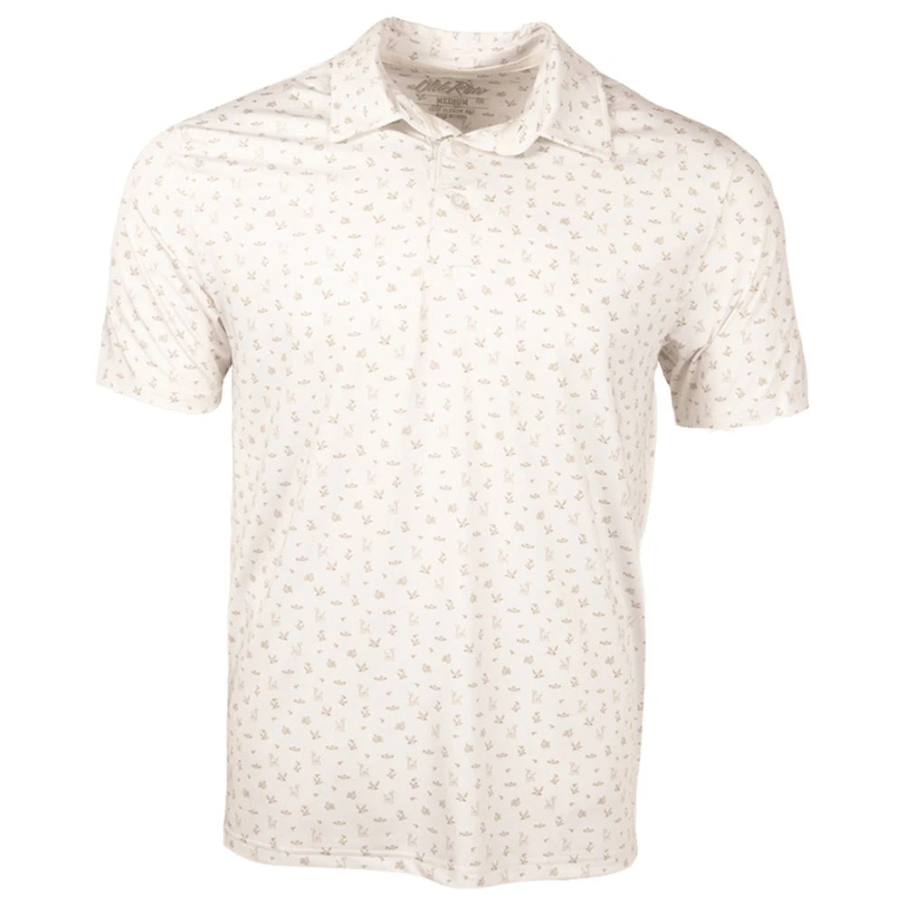 Old Row Men's Outdoors Sportsman Performance Polo - Ivory