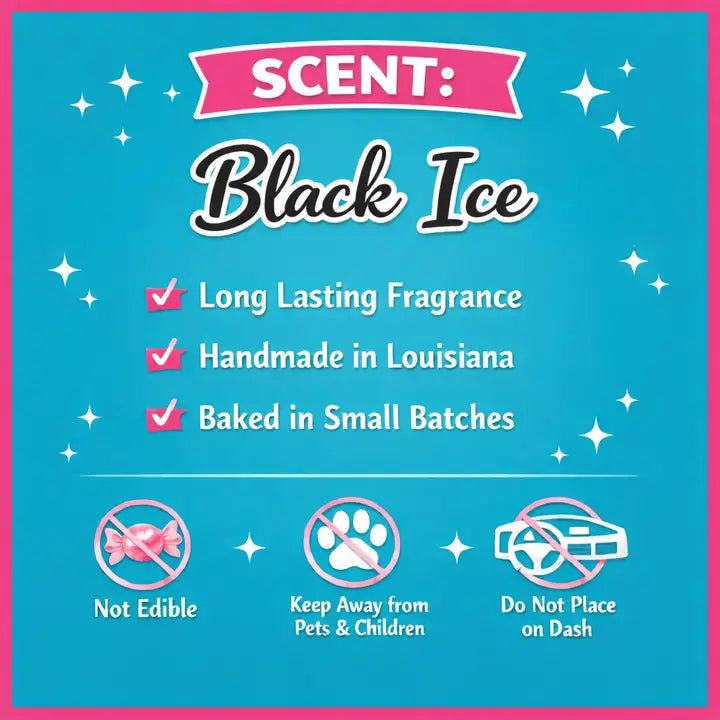 Funky Fleur de Lis Bass Fish Signature Freshie
