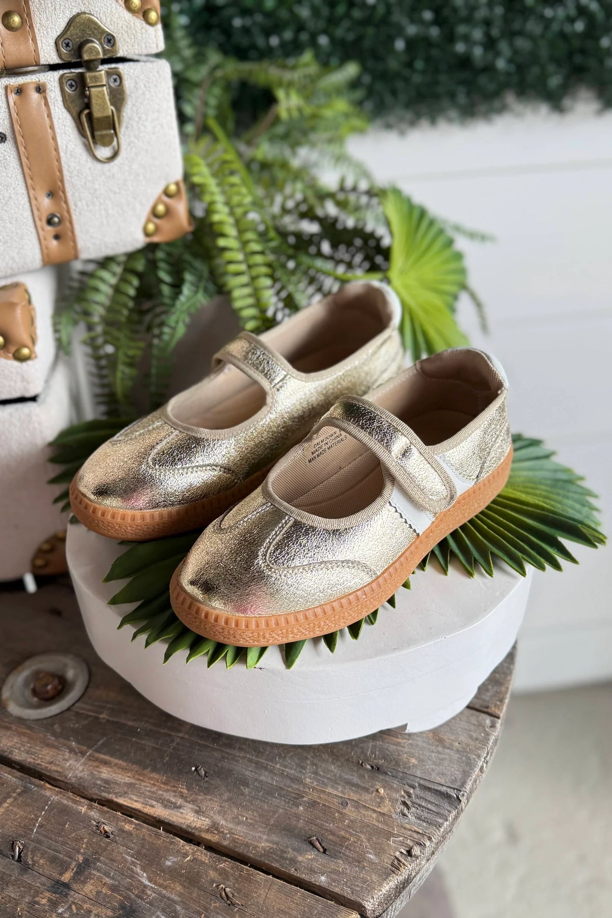 Corky's Women's Calm Down Sneakers - Gold