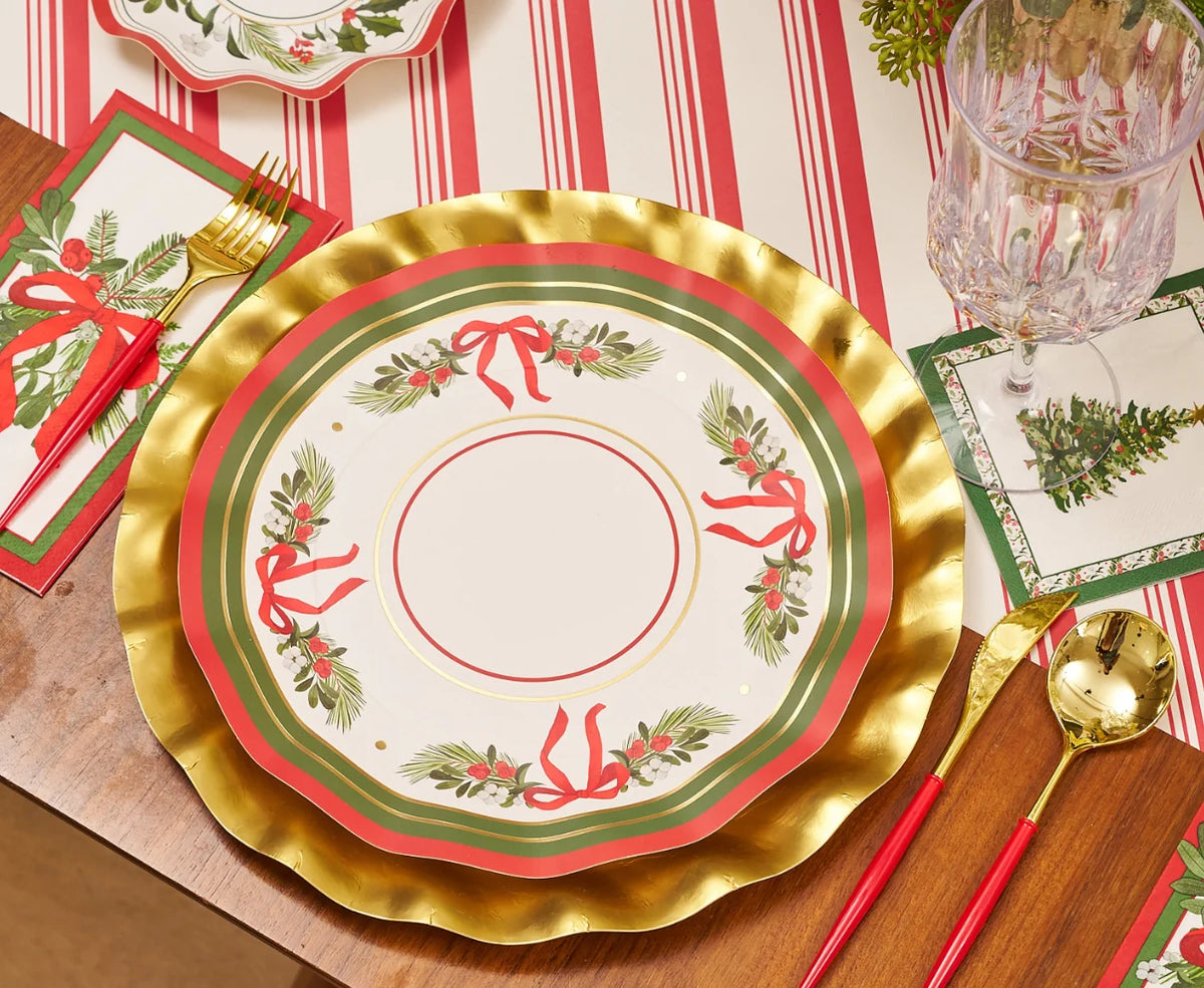 Sophistiplate Home for the Holidays Dinner Plates - 8pk