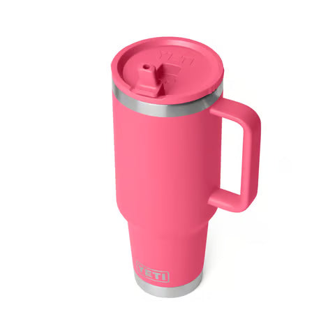Yeti Rambler 40oz Travel Straw Mug - Tropical Pink