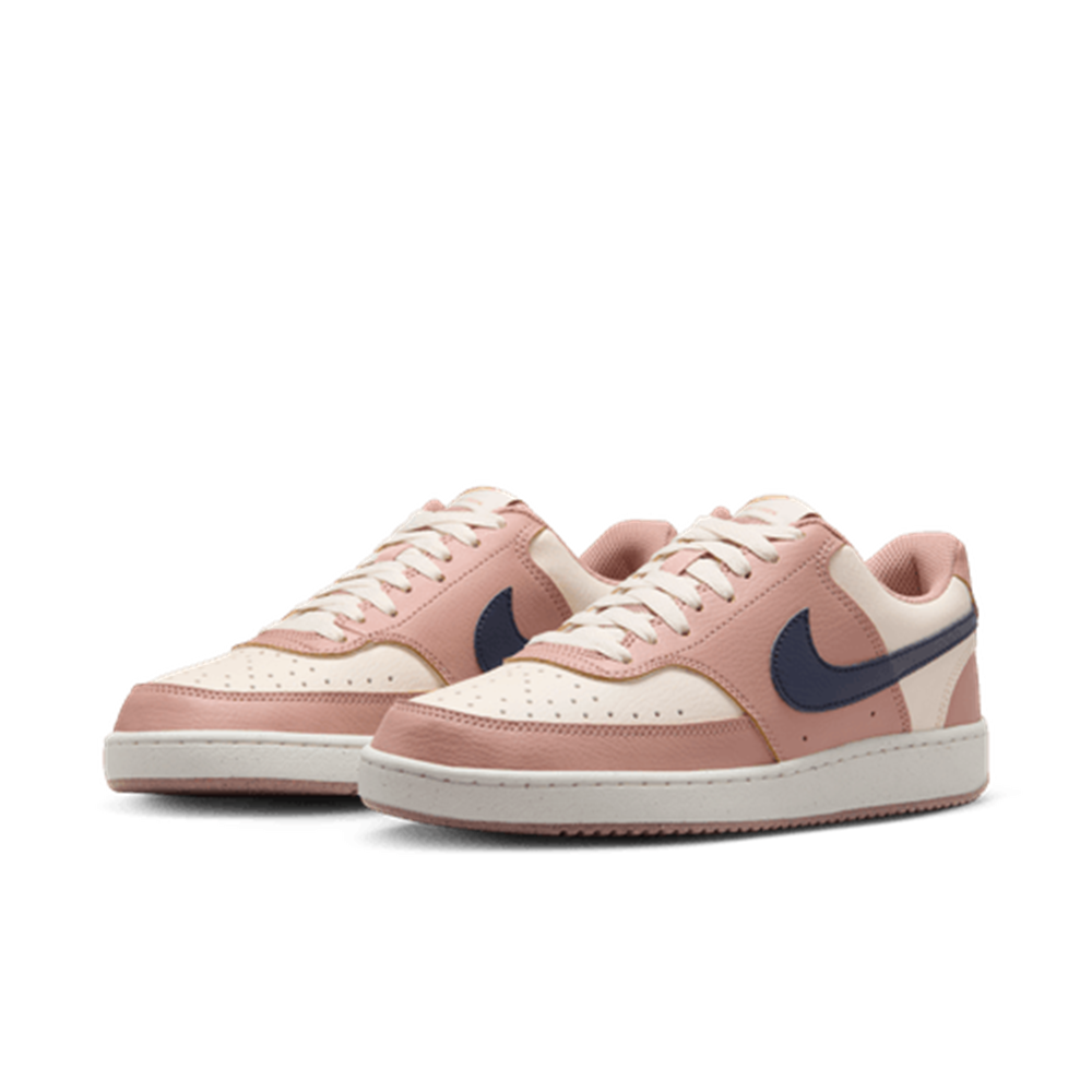 Nike Women's Court Vision Low Next Nature - Particle Pink/Midnight Navy