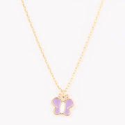 Michelle McDowell Luxe Purple Butterfly Necklace