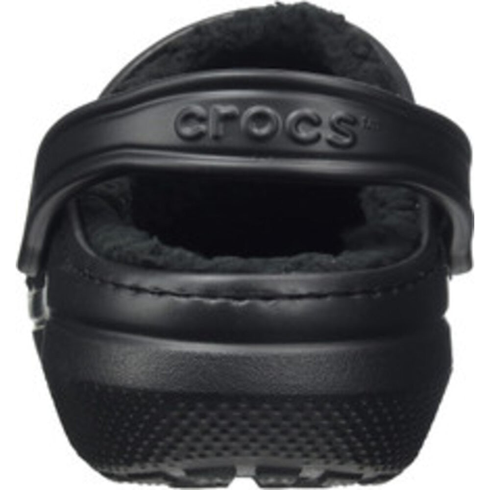Crocs Adult Unisex Classic Lined Clog - Black/Black