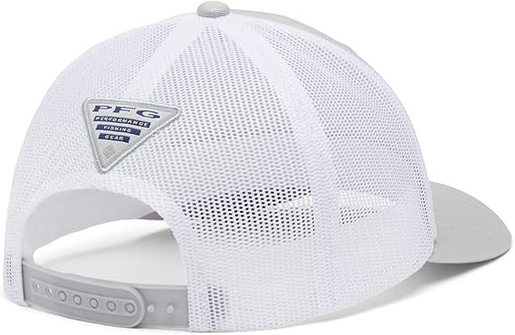 Columbia PFG Fish Flag Mesh Ball Cap- Cool Grey