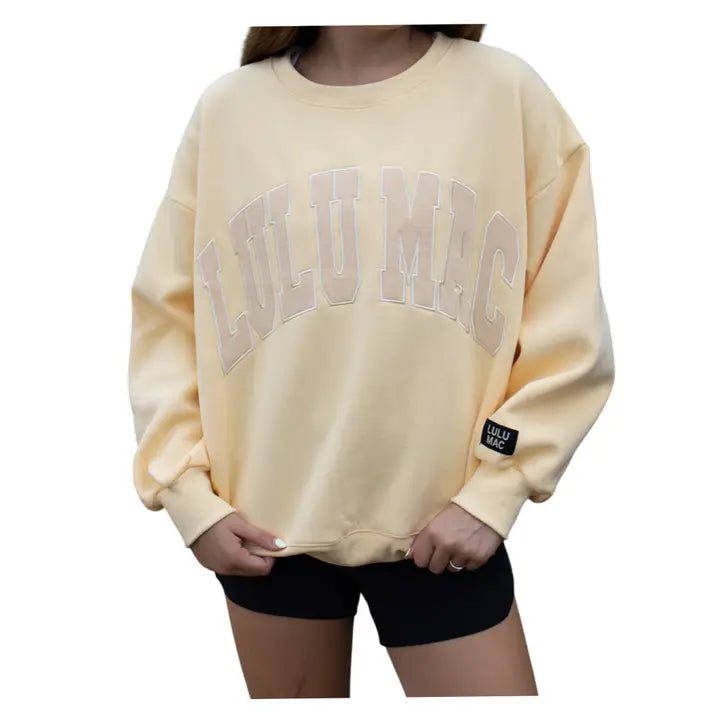 Lulu Mac Women's Mono Crewneck Sweatshirt