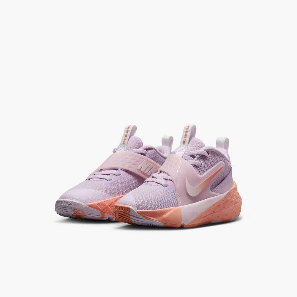 Nike Team Hustle D 12 Kids' Basketball Shoes - Doll/Apricot Agate/Pearl Pink/White