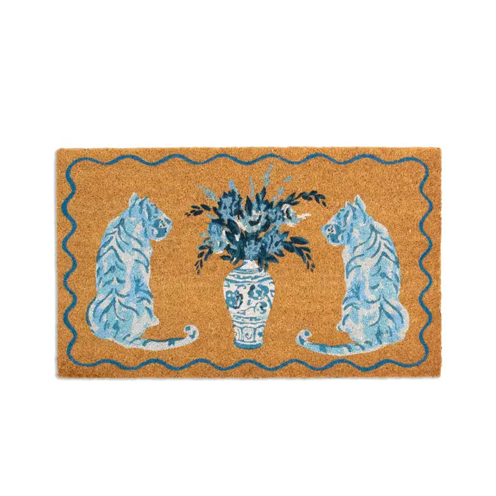 The Royal Standard Callie Tiger Coir Doormat