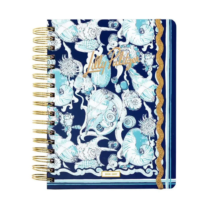 Lilly Pulitzer Large 17 Month Agenda - Shell Shine
