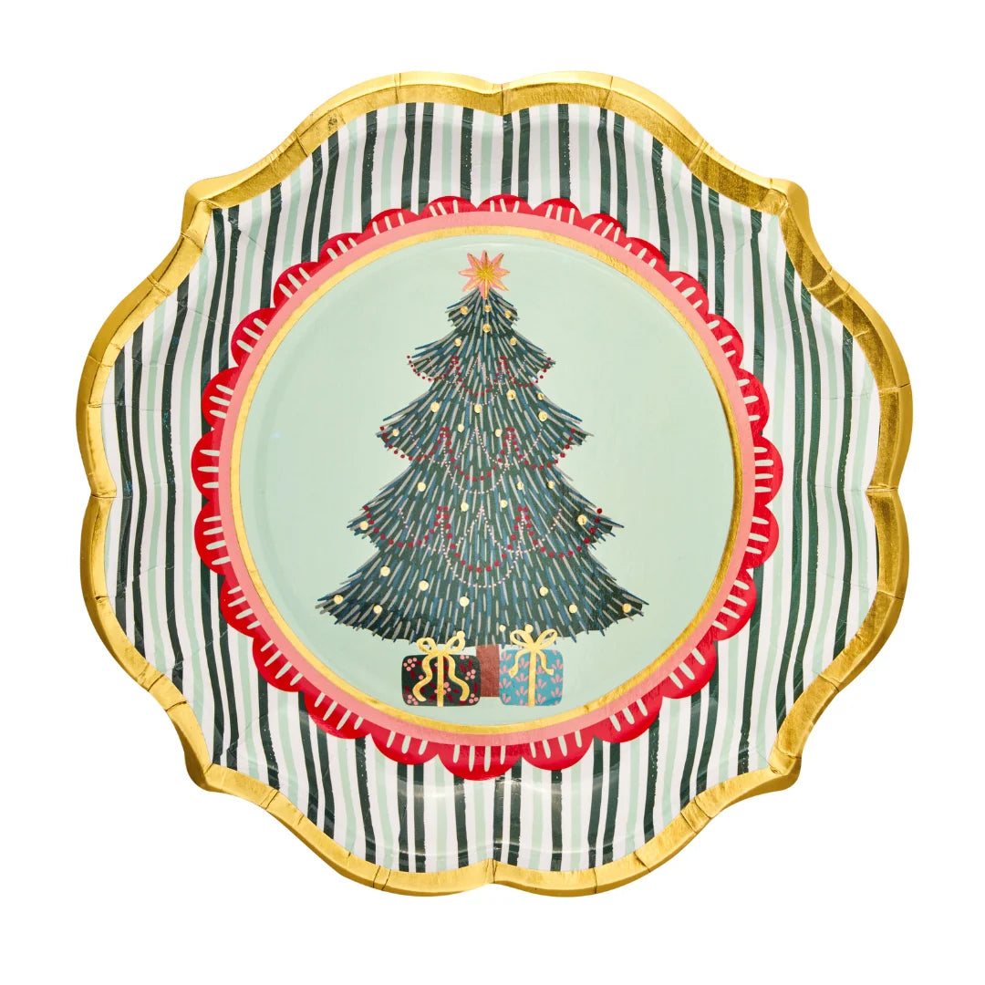 Sophistiplate Tis the Season Salad Plates - 8pk