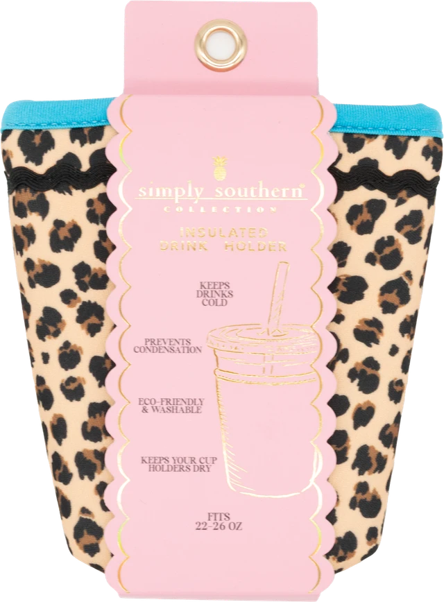 Simply Southern Drink Sleeve - Leopard