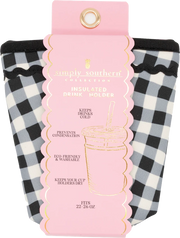 Simply Southern Drink Sleeve - Gingham
