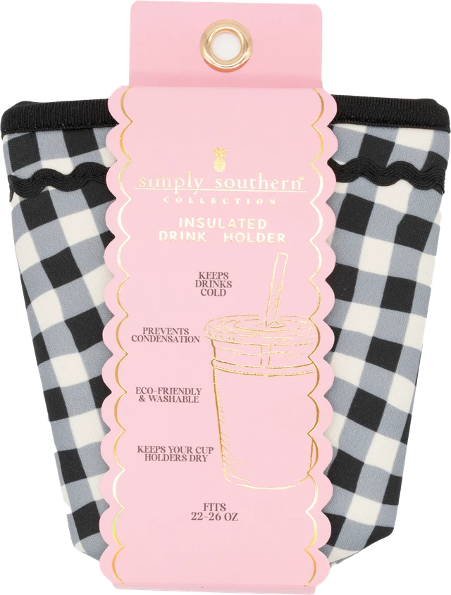 Simply Southern Drink Sleeve - Gingham