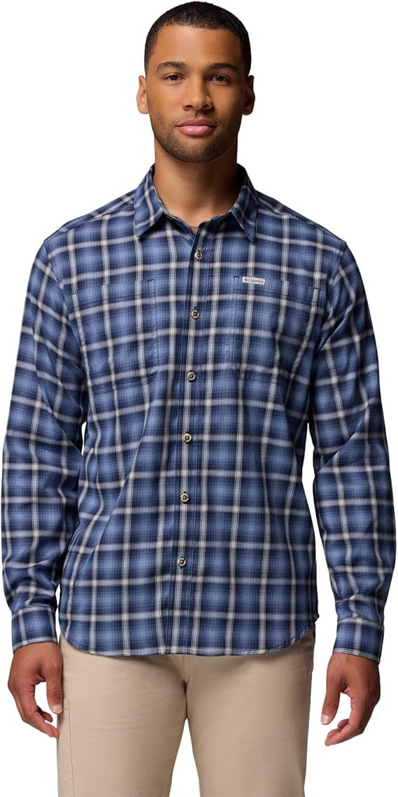 Columbia Men's Vapor Ridge IV Long Sleeve Shirt - Collegiate Navy