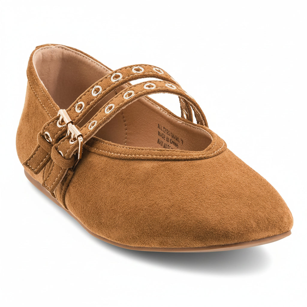 Corky's Women's All Eyes On Me Camel Faux Suede