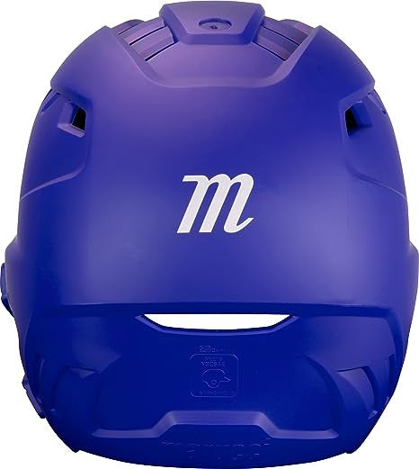 Marucci Duravent Batting Helmet with Jaw Guard - Royal Blue