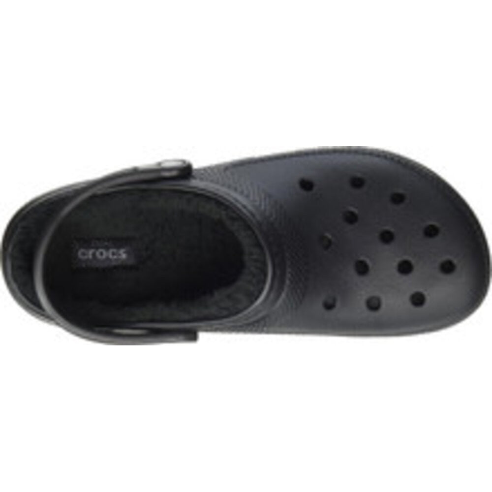 Crocs Adult Unisex Classic Lined Clog - Black/Black