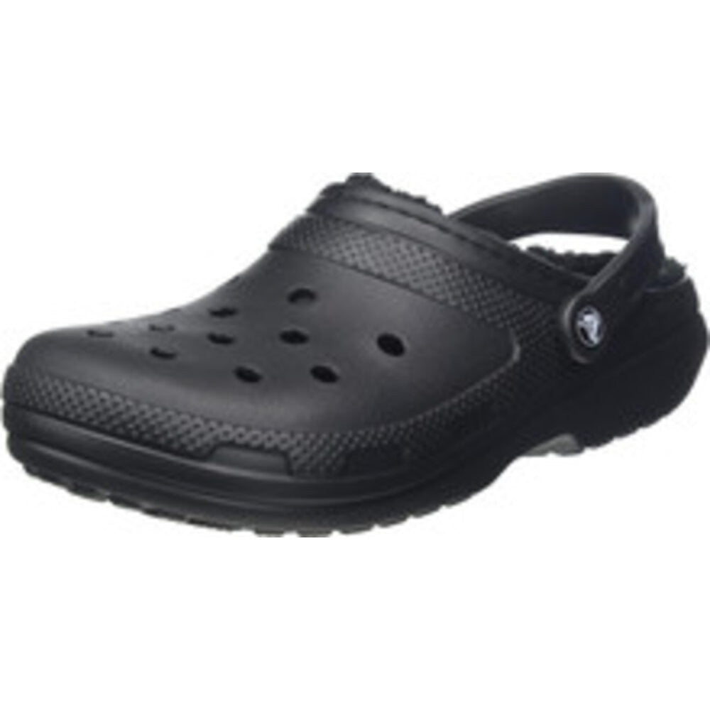 Crocs Adult Unisex Classic Lined Clog - Black/Black