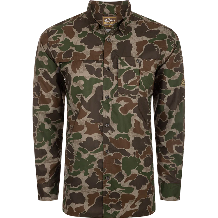 Drake 8-Shot Flyweight L/S Shirt