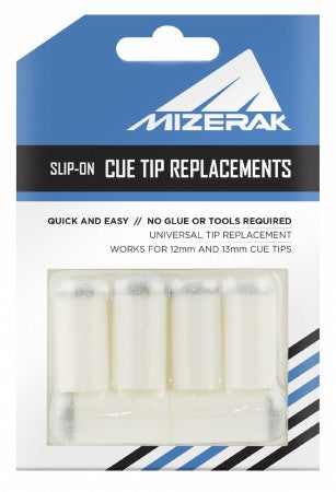 Mizerak Slip-On MERGEment Cue Tips – 6-Pack