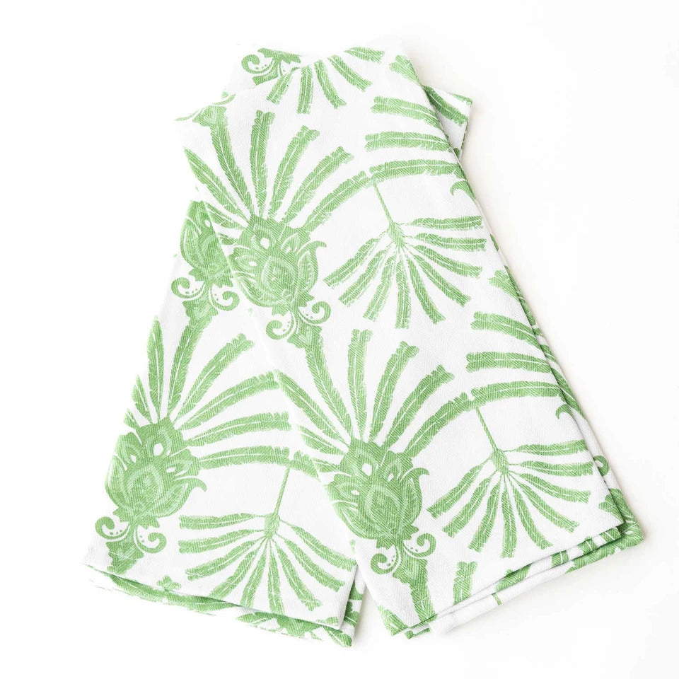 8 Oak Lane Deco Palm Kitchen Towel Set