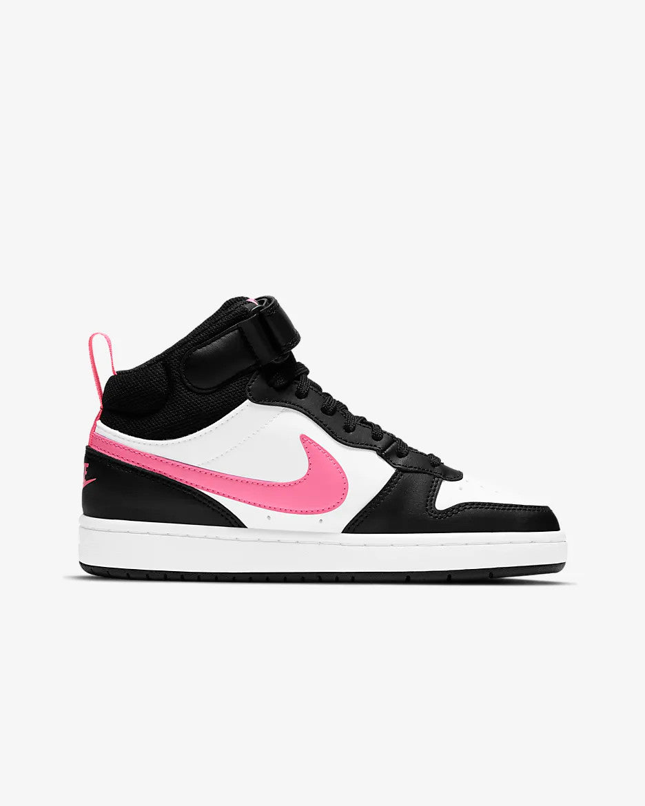 Nike Court Borough Mid 2 Kids' Sneakers - Black/Sunset Pulse/White