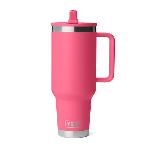 Yeti Rambler 40oz Travel Straw Mug - Tropical Pink
