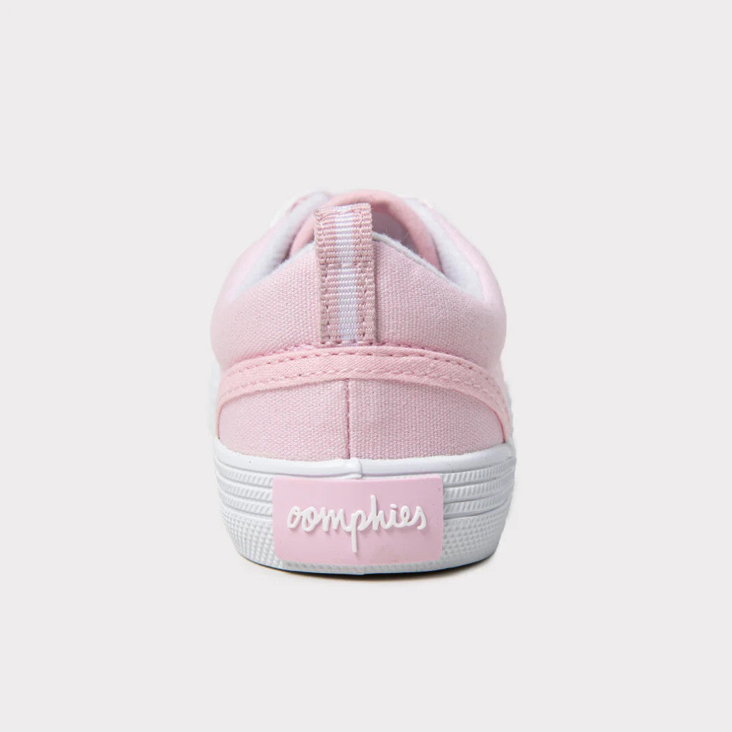 Oomphies Kids Lace-Up Sneaker - Pink