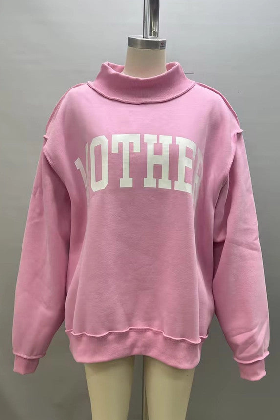 Bucket List Women's Mother Reversible Sweatshirt - Pink