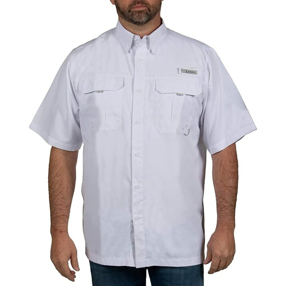 Habit Men's Flushing Bay River Shirt - Bright White