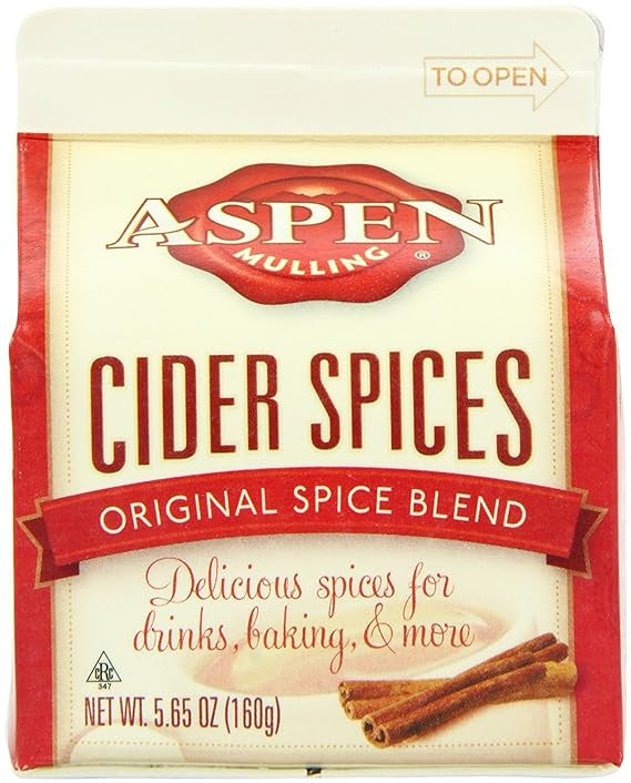 Aspen Mulling Cider Spices, Original Blend, 5.65-Ounce Carton